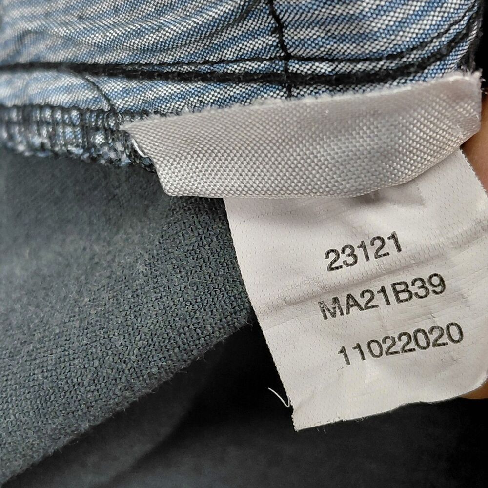Peter Millar Ultimate Sateen Pants Mens 38x26 Faded Black 5 Pocket Golf Chino - Picture 5 of 8